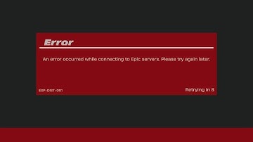 “An error occurred while connecting to Epic servers. Please try again later.”