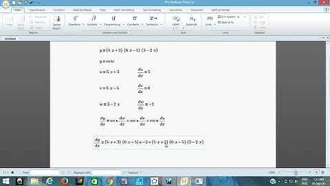 How to differentiate  three functions using Product rule