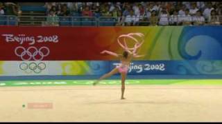 Evgenia Kanaeva ribbon 2008 olympic games Beijing Q