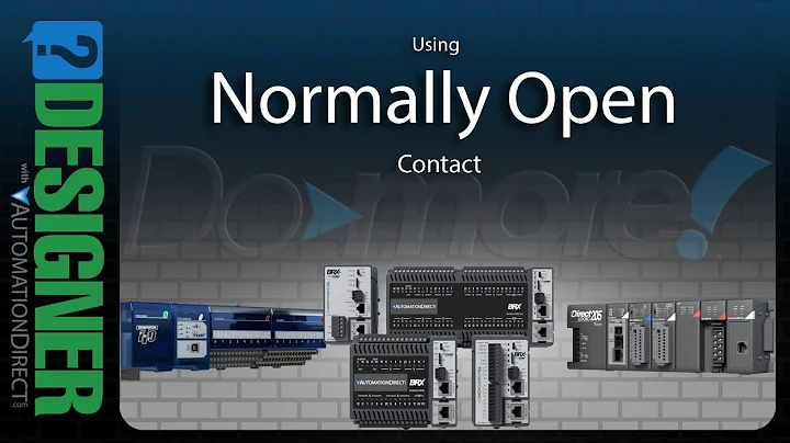BRX Do-more Designer Using the Normally Open Contact from AutomationDirect