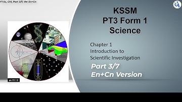 KSSM Form 1, Science, Ch 1 Introduction to Scientific Investigation, Part 3/7, En + 中
