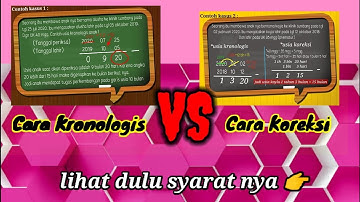 BEGINI CARA HITUNG USIA ANAK YANG