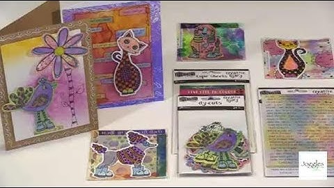 Creative Ways With Dylusions Dyary Dy-Cuts & Accessories by Joggles.com