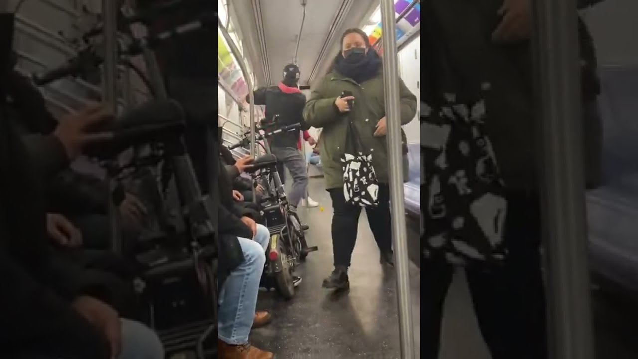 INSANE NYC SUBWAY FIGHT!!!       #nyc #subway #train #subwayfight #mta #fight #behindtheblueline