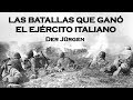 Las batallas que italia gan en la segunda guerra mundial