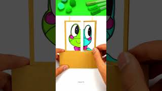 The Amazing Digital Circus Ribbit Cardboard Spin Easy Challenge Game Ideas #tadc #shorts