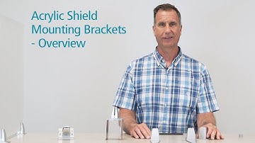 Sneeze Guard Mounting Bracket Options from RightAngle™ Products