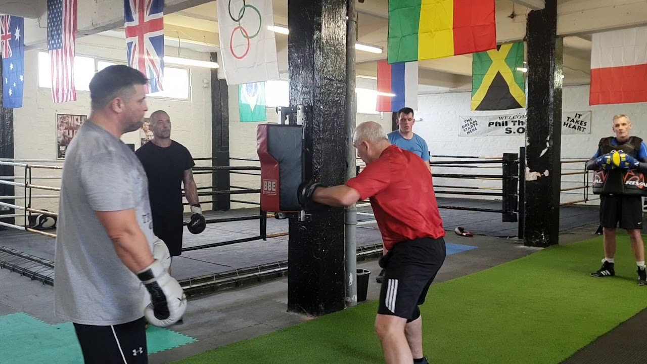 3 punch combination, uppercut, hook then straight. YouTube