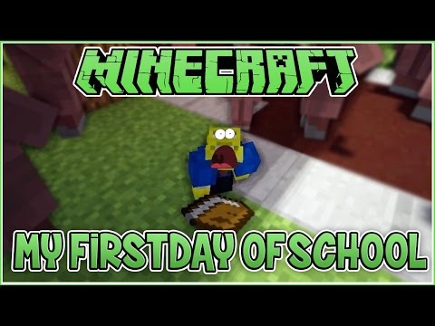 My First Day of School | Minecraft Story Time