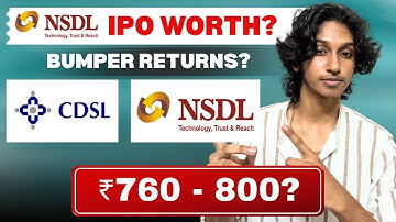 NSDL IPO தவற விடாதீங்க!💥₹760 to ₹800? NSDL vs CDSL | NSDL IPO tamil