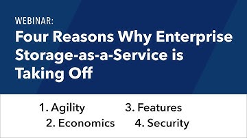 [Webinar] Four Reasons Why Enterprise Storage-as-a-Service [STaaS] is Taking Off