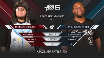 Absolute Battle 5 - UMvC3 - MTNDEW Scrubeks vs FGTV CJ Showstopper