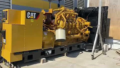 Cat G3512 Nat Gas Generator Load Test 1/2