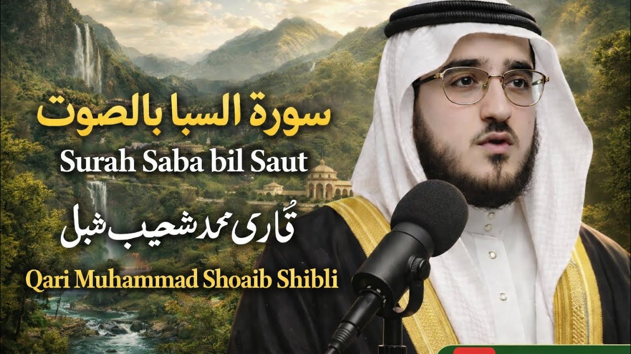 لتلاوت القرآن القرآن الکریم|سورةالسبا| بصوت قاری محمدشعیب شبلی|