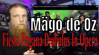 MAGO DE OZ - Fiesta Pagana Diabulus In Opera REACTION | Metal Head DJ Reacts