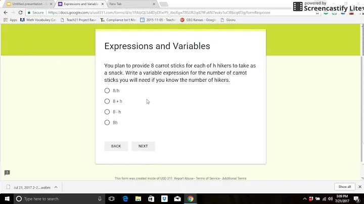 Using Forms to Differentiate in Math