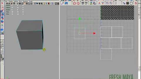 Texture Mapping in Maya:  Cube (Part 1)