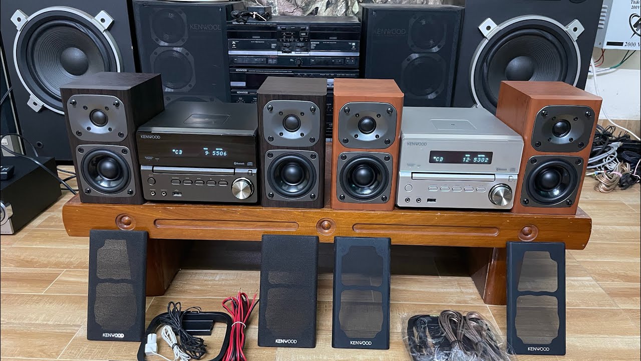 Sold) Kenwood XK330 ultra-mini stereo system, beautiful, original