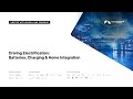 "Driving electrification: Batteries, Charging & Home Integration" Event hosted with Porsche & Bosch