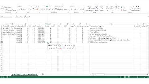 How to upload products using the CSV files on the Order Your Stuff website (merchant video)