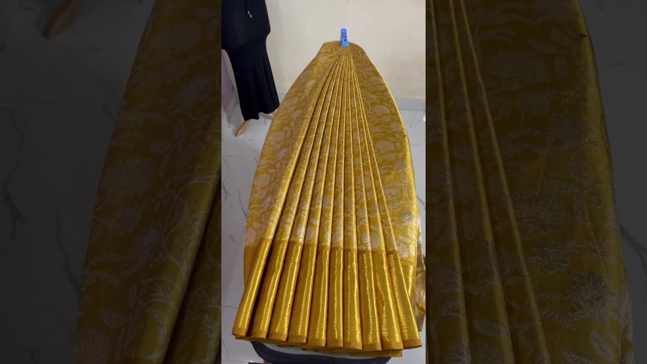 Fluffy Pleats #sareeboxfolding #fluffypleats #sareedraping