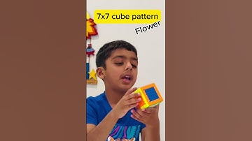 7x7 Rubik’s cube | flower pattern #rubik #youtubeshorts #shorts #mekaeekghani