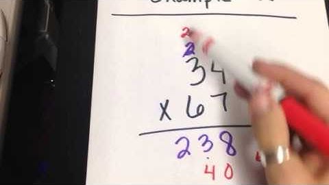 Multiply with Regrouping Example #2