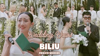 LỜI THỀ NGUYỆN | WEDDING VOWS BILIU | PRIVATE WEDDING screenshot 4