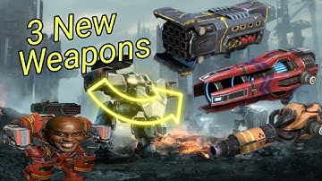 3 New Weapons Hussar Igniter and Avalanche Comparison War Robots Test Server