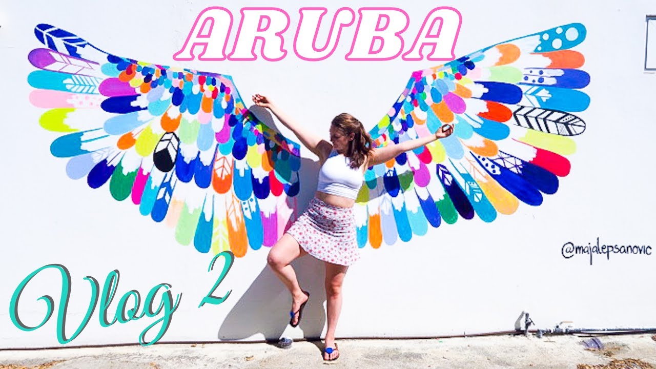 ARUBA VLOG 2 🌴🌞🌊 | AIRBNB TOUR, Yoga Girl's ISLAND YOGA TOUR , PALM