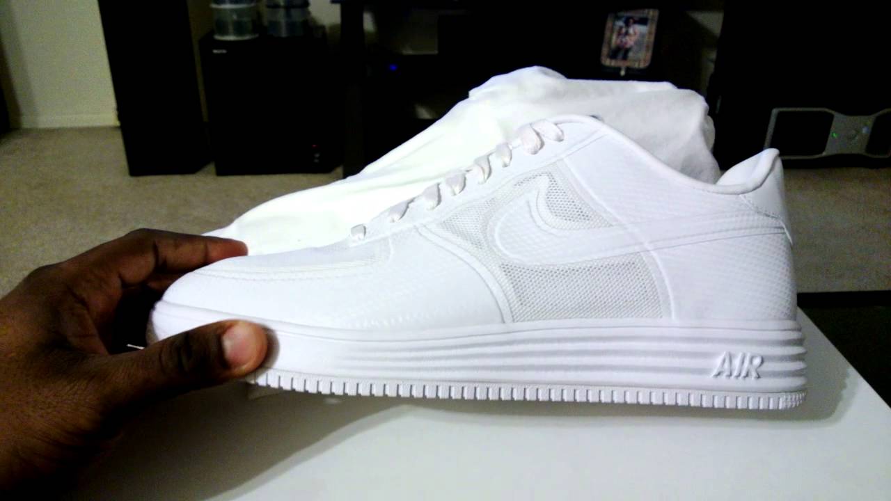 nike lunar force 1 white ice