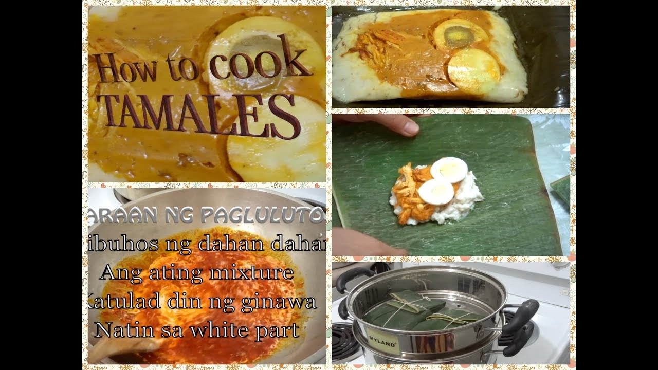 HOW TO COOK SPECIAL TAMALES( BOBOTU)(OFW STYLE) QUICK AND EASY AS 1 2 3 - YouTube