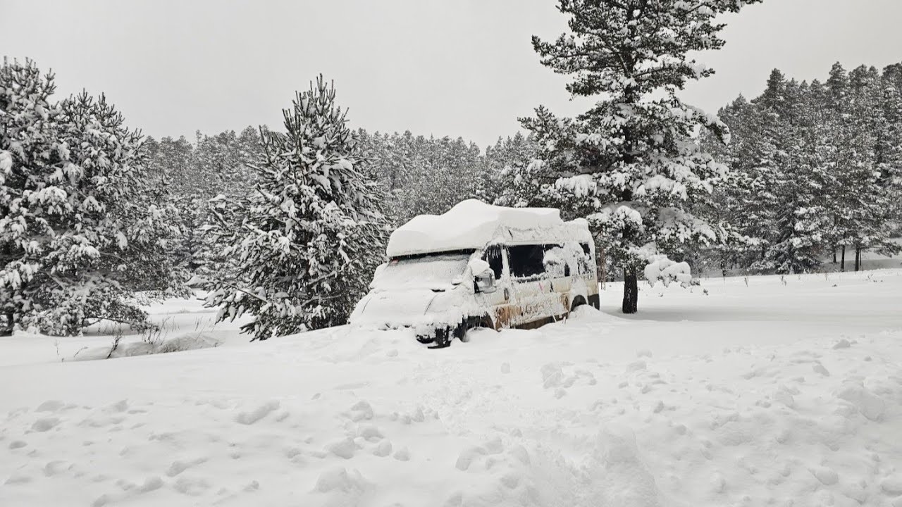 50 cm Kar Yağdı Mahsur Kaldım
