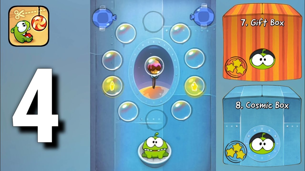 Cut The Rope Gameplay Walkthrough Part 4 Gift Box Cosmic Box YouTube cut-the-rope-gameplay-walkthrough-part-4-gift-box-cosmic-box-youtube
