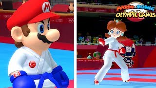 Mario Coştu!! Karate Kapışması - Panda ile Mario Sonic Olympic Games 2020 screenshot 2