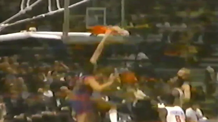 Bill Laimbeer Throws Down a Rare Poster over Bill ...