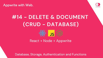#14 - Delete & Update Document (CRUD - Database) - Appwrite with Web.