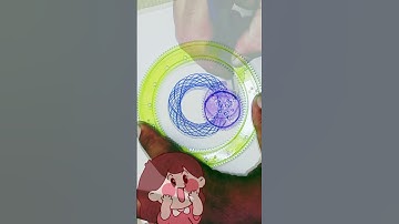 Hypnotic Spirograph Pattern | Satisfying Drawing Video #shorts