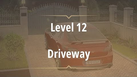 Room & Exits Escape Room level 12 Driveway (Murder dressed in white) Chapter 3 Walkthrough