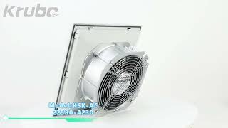 The Krubo Ksk-Ac22580-A230 Ac Filtered Axial Flow Fan.