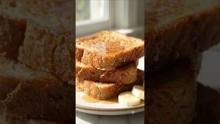 Banana bread French toast #shorts #youtubeshorts #cooking