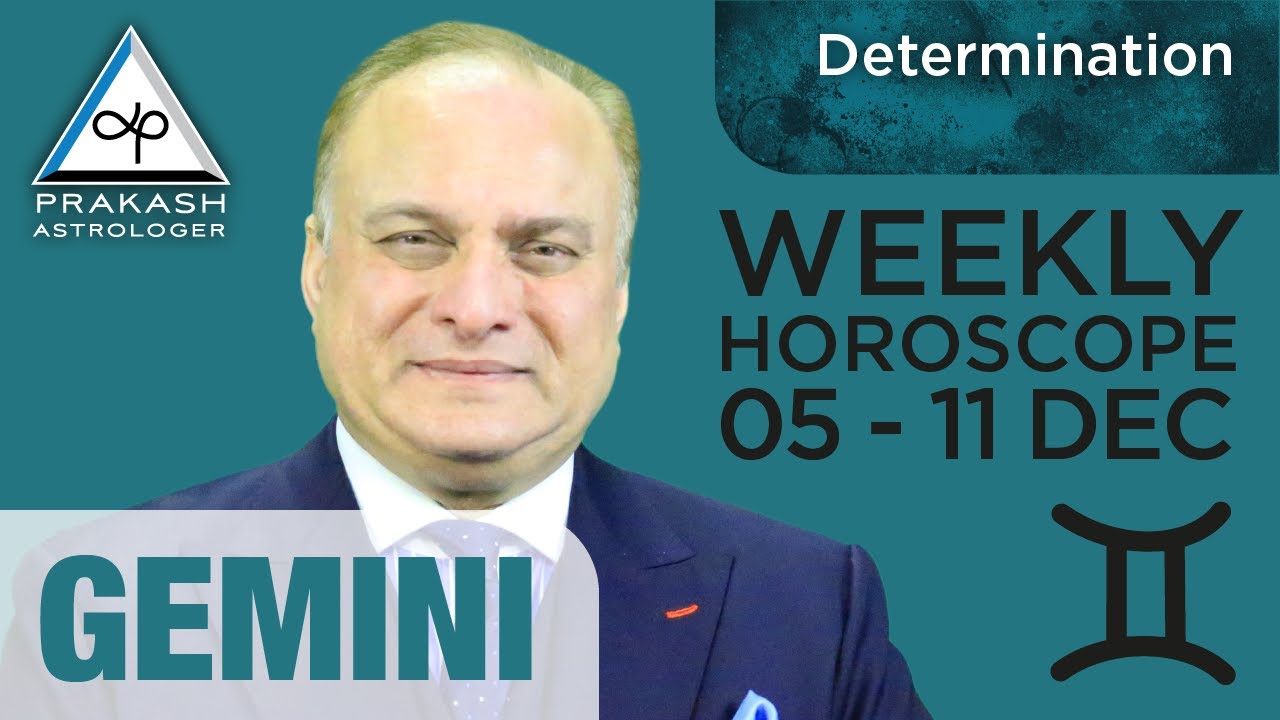 Gemini Weekly Horoscopes Video For 5th December 2022 Preview YouTube