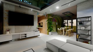 New duplex Interior walkthrough. Duplex House interiors. A Nice Walk Through #lumion