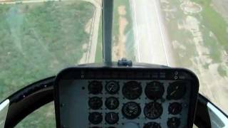 Bell 206 – Engine Failure During OGE Hover at 600 ft (Full Autorotation Training)