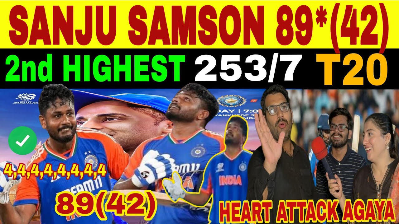Sanju Samson 89*(42) vs England | 2nd HIGHEST IN SEMI FINAL | PAK MEDIA CRYING 