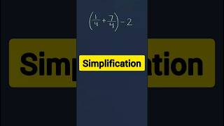 Simplification | shorts | youtube shorts | shorts youtubeshorts mathshorts