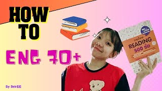 How to tgat, a-level  eng 70 +  ( แนะนำหนังสือ + คอร์สเรียน )