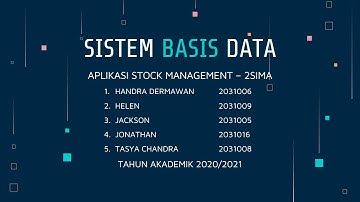 Proyek UAS - Sistem Basis Data (2SIMA) 2020/2021