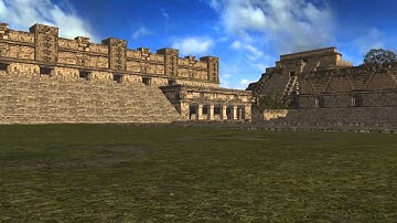 3D Model of Mayan Temple Buildings