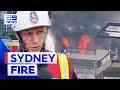 Man in critical condition after Sydney unit fire | 9 News Australia